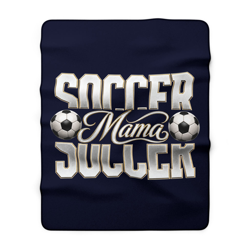 SOCCER MAMA Sherpa Fleece Blanket
