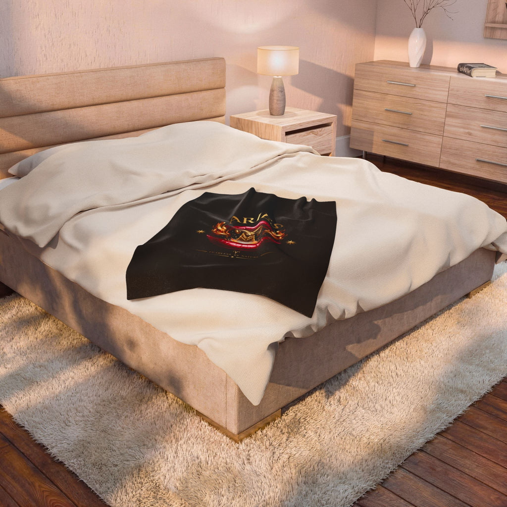 ARIES Velveteen Plush Blanket