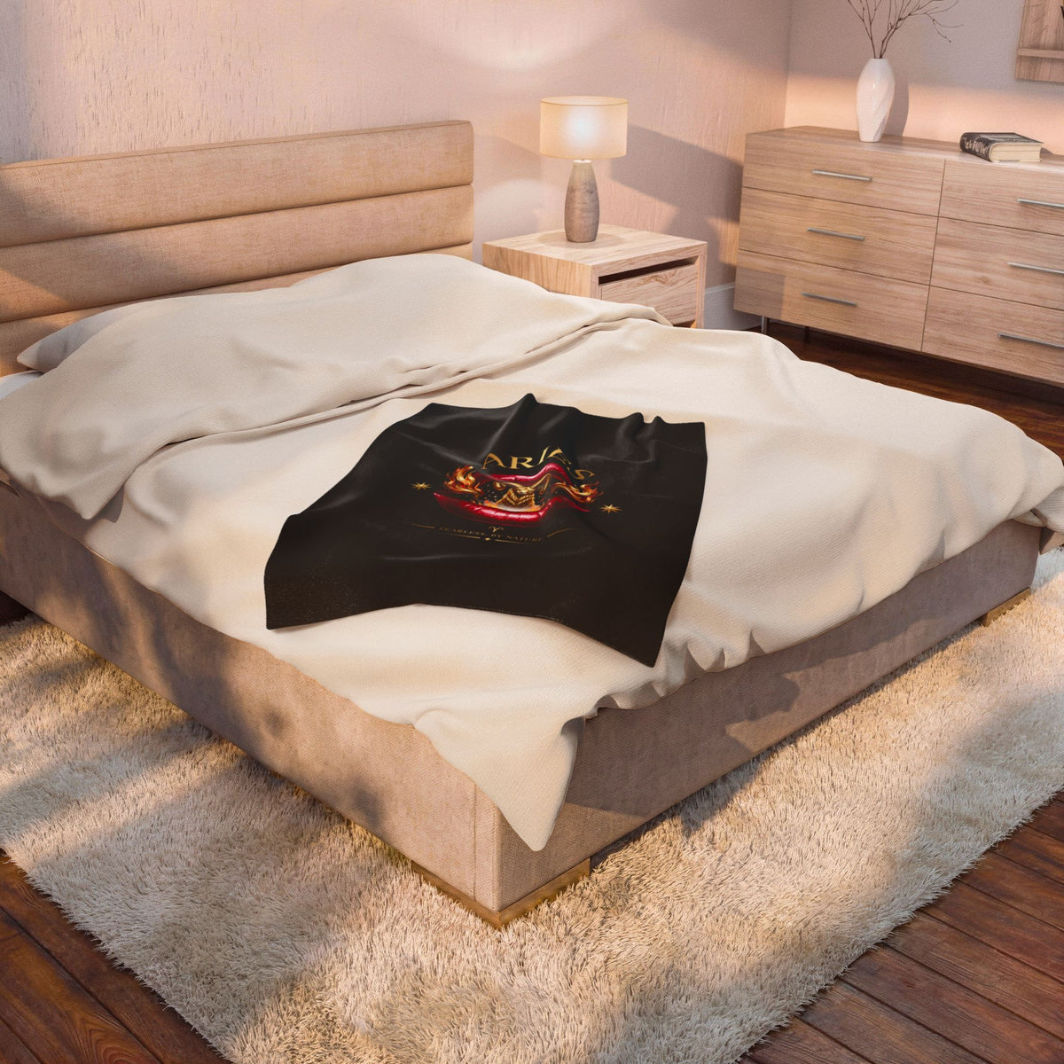 ARIES Velveteen Plush Blanket