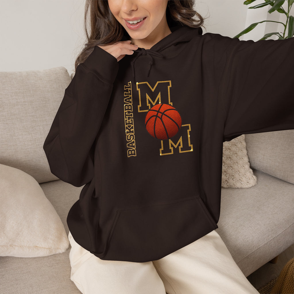BASKETBALL MOM Hooded Sweatshirt