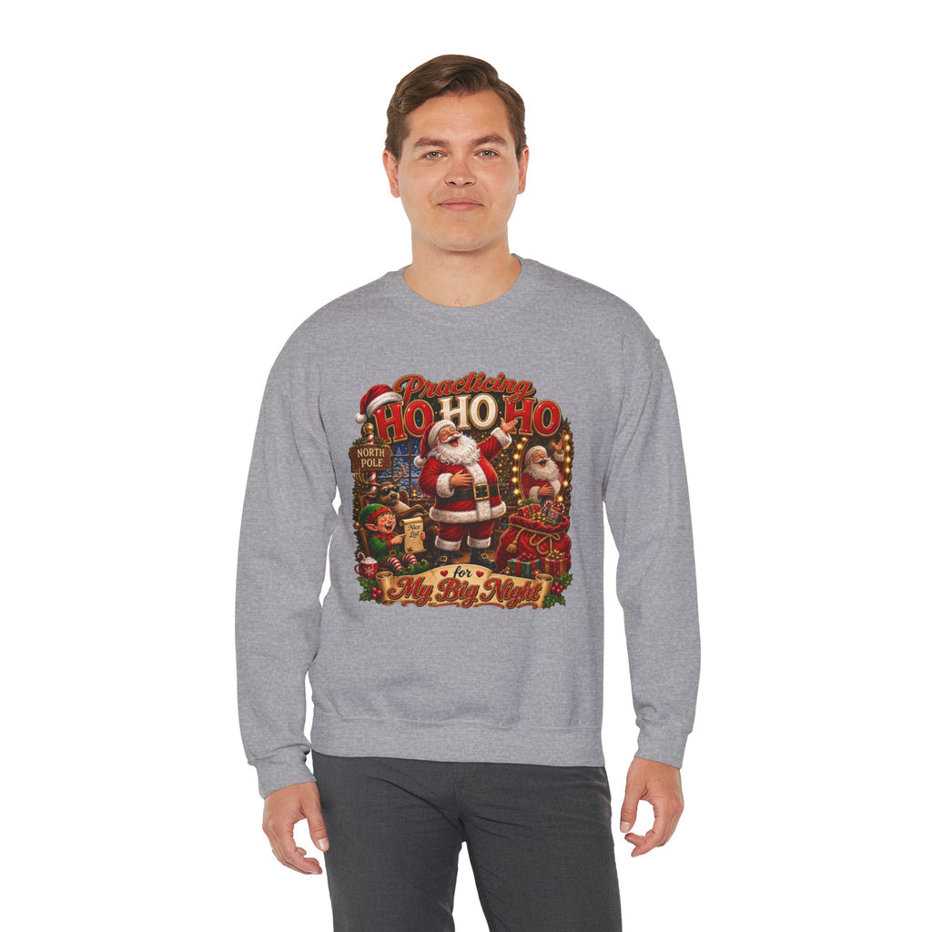 SANTA PRACTICING HOHOHO Crewneck Sweatshirt