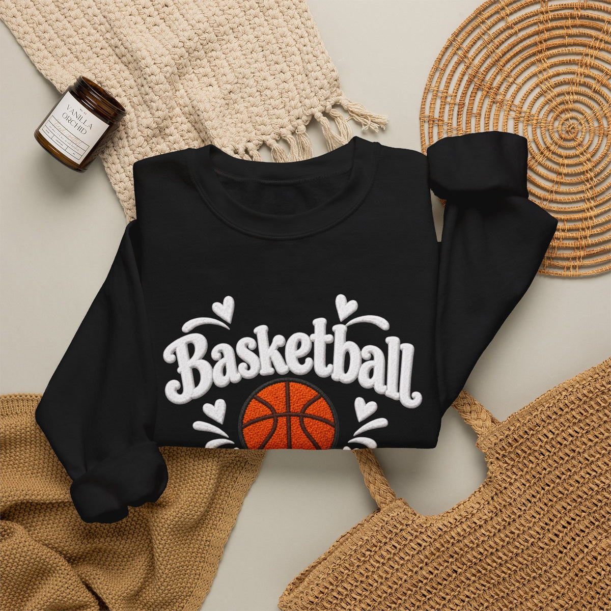 BASKETBALL GRANDMA Crewneck Sweatshirt