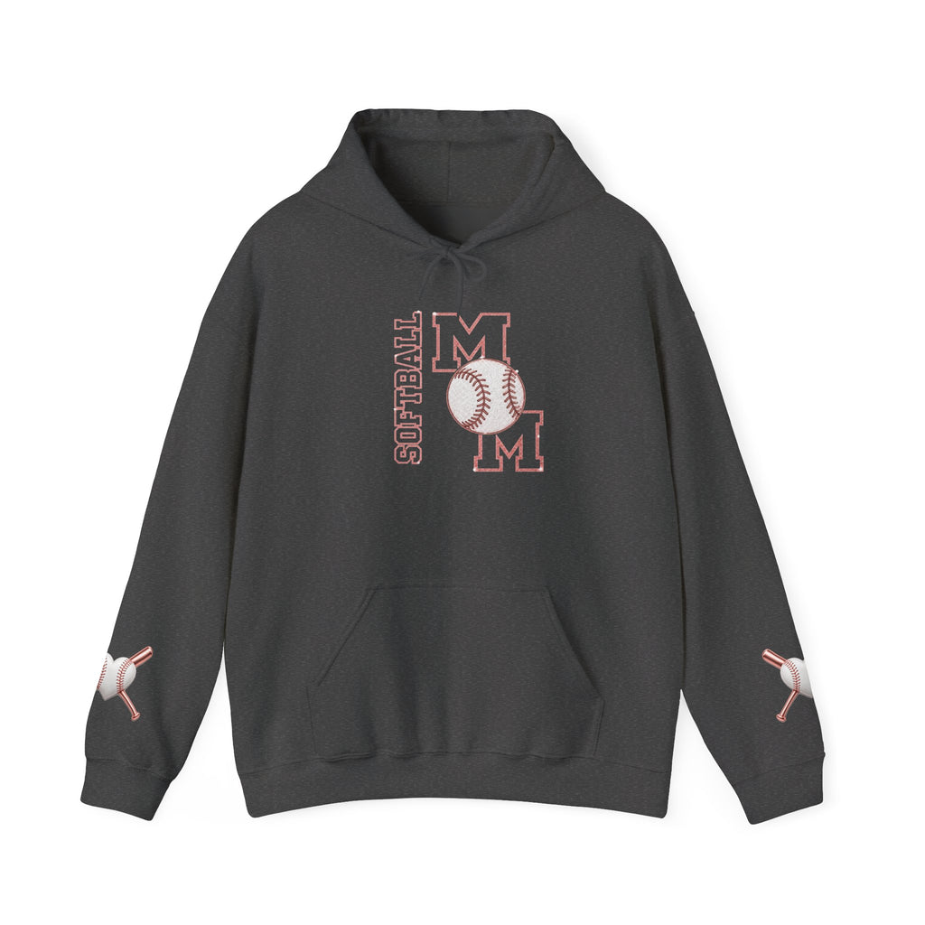SOFTBALL MOM Hooded Sweatshirt