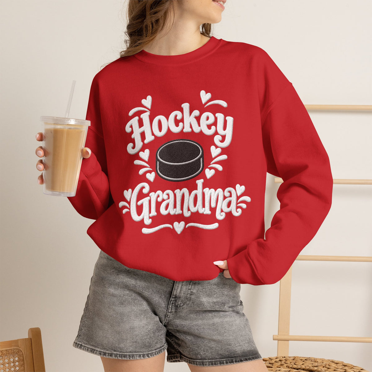 HOCKEY GRANDMA Crewneck Sweatshirt