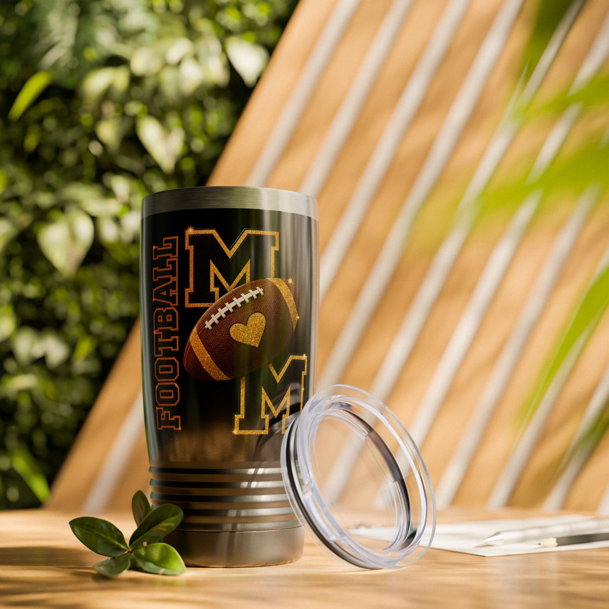 FOOTBALL MOM COFFEE Ringneck Tumbler, 20oz
