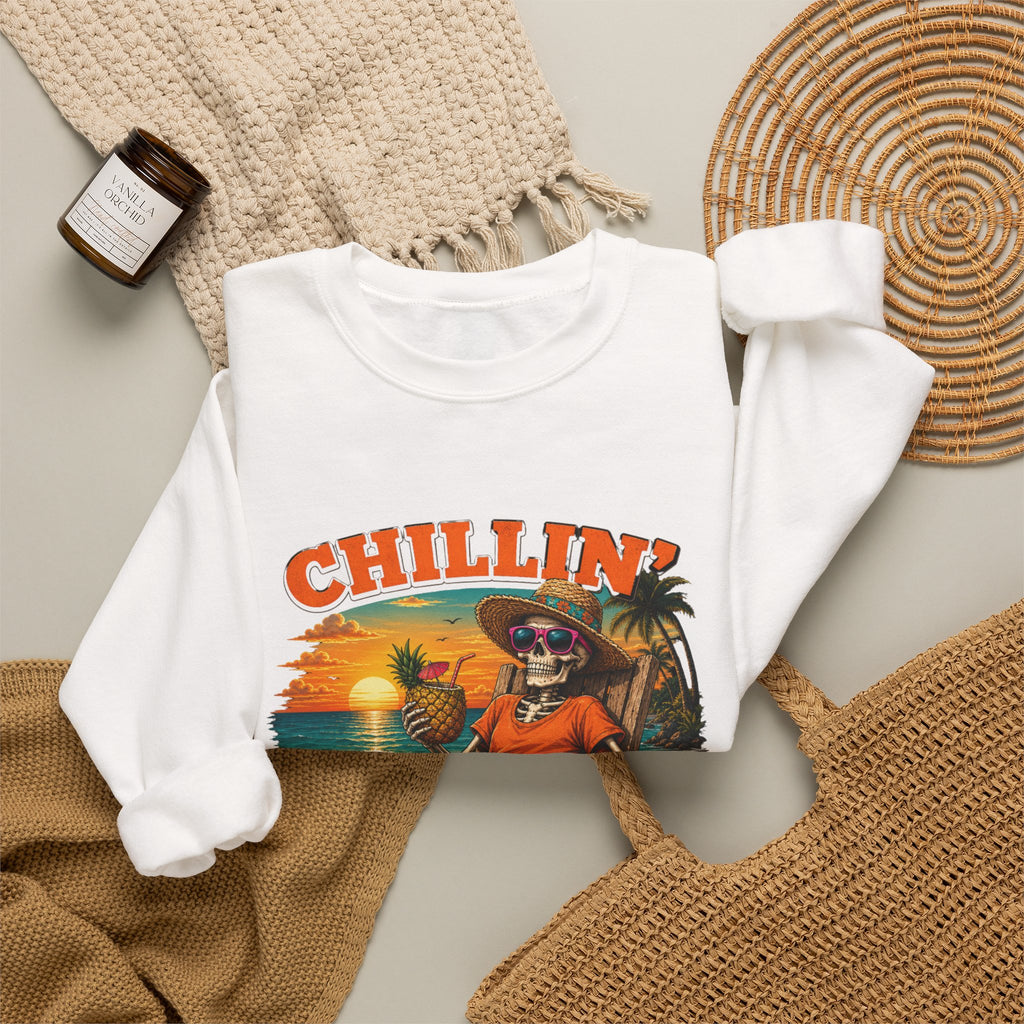 CHILLIN BEFORE HALLOWEEN Heavy Blend Sweatshirt