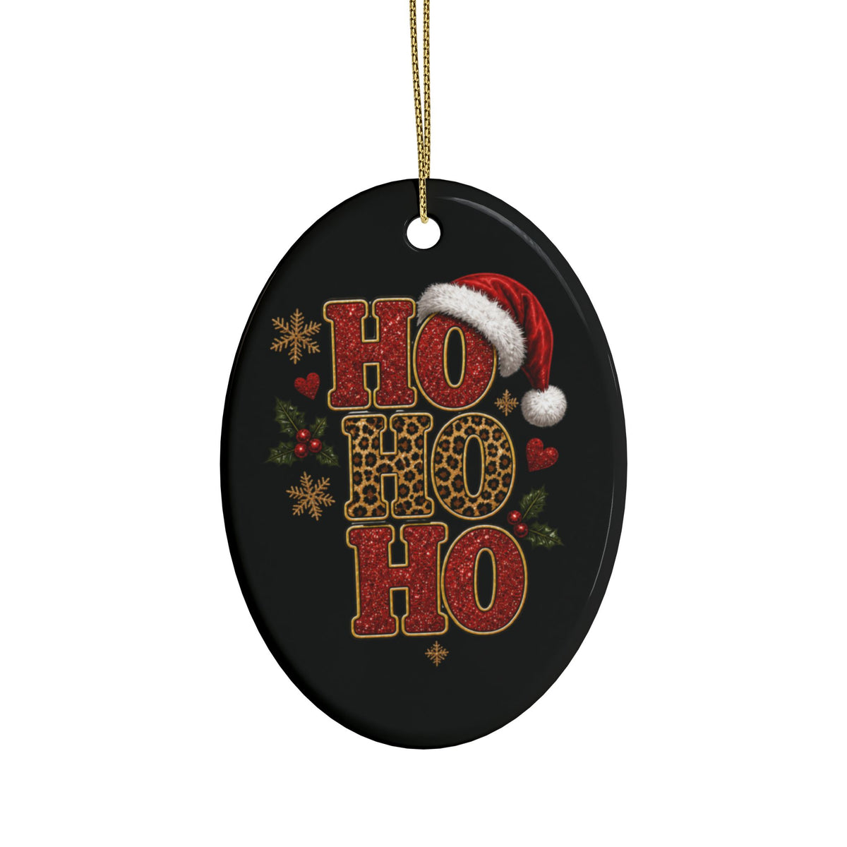HOHOHO CHRISTMAS Ceramic Ornaments (1pcs, 5pcs, 10pcs, 20pcs)