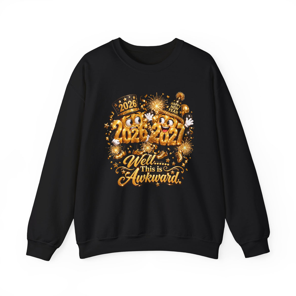 2026 & 2026 NEW YEAR Unisex Heavy Blend™ Crewneck Sweatshirt
