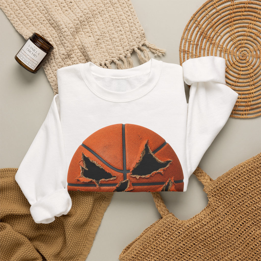 PUMPKIN BASKETBALL Unisex Heavy Blend™ Crewneck Sweatshirt