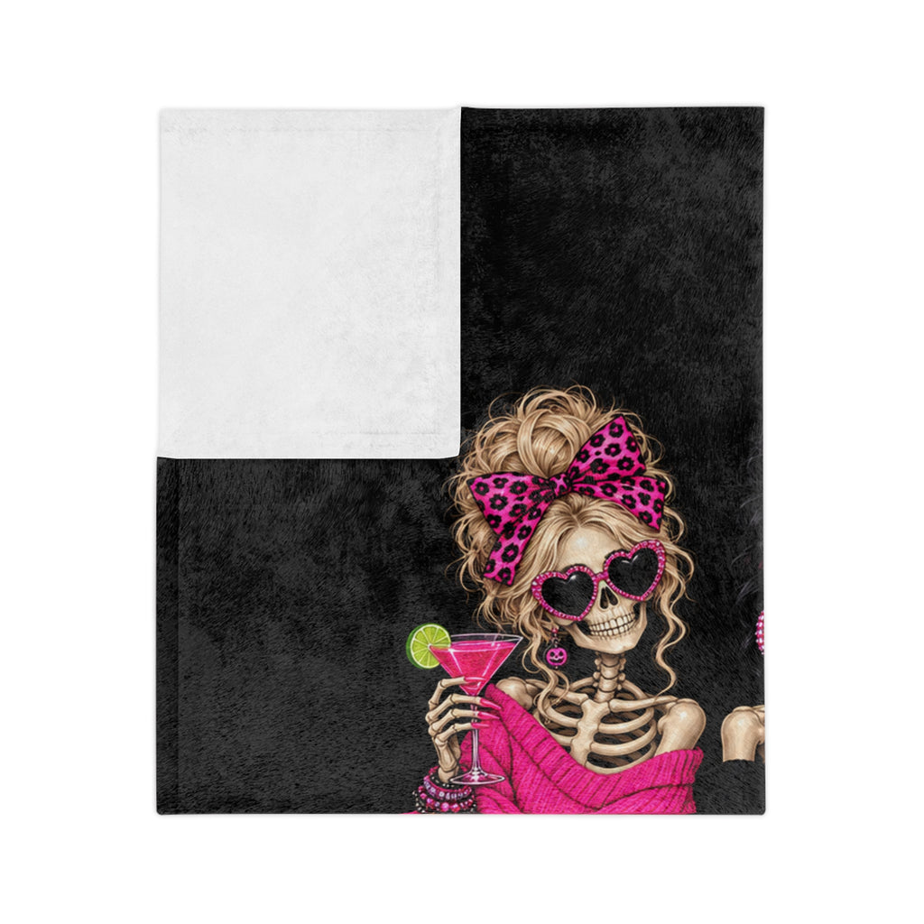 SPICE CLUB & SPOOKY Velveteen Microfiber Blanket