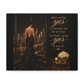 YES TO MYSELF | Inspirational Canvas Wall Art
