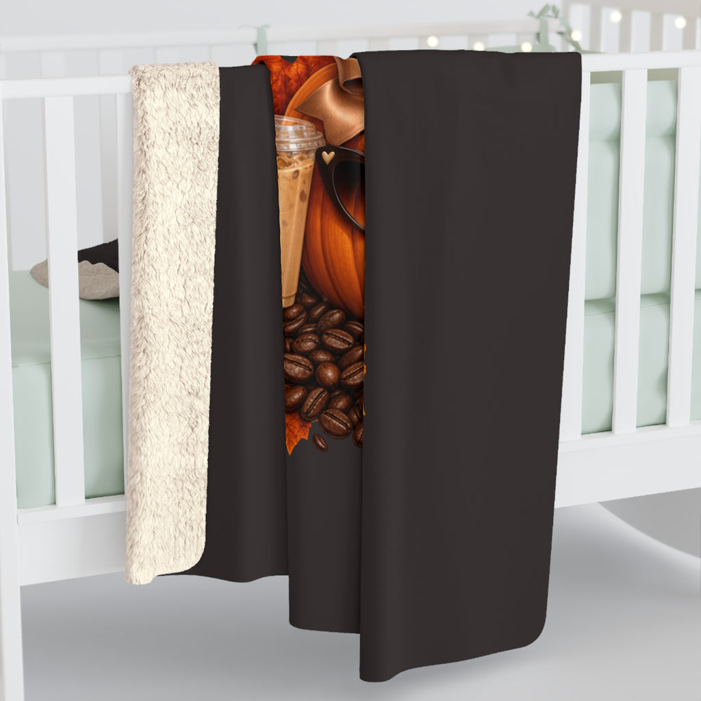 SASSY PUMPKIN Sherpa Fleece Blanket