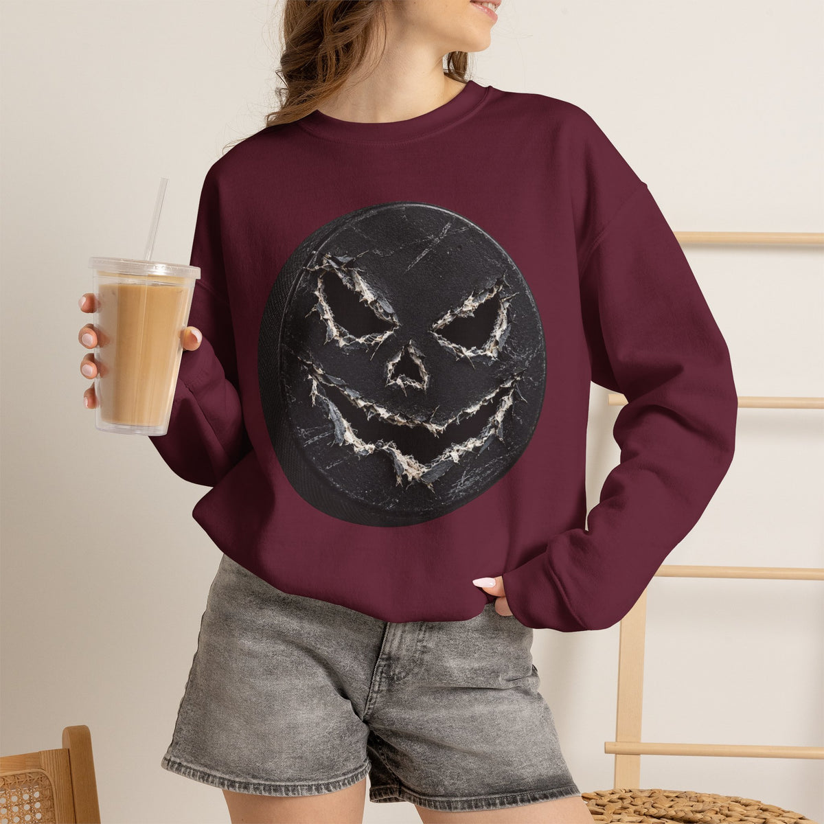 PUMPKIN HOCKEY Unisex Heavy Blend™ Crewneck Sweatshirt
