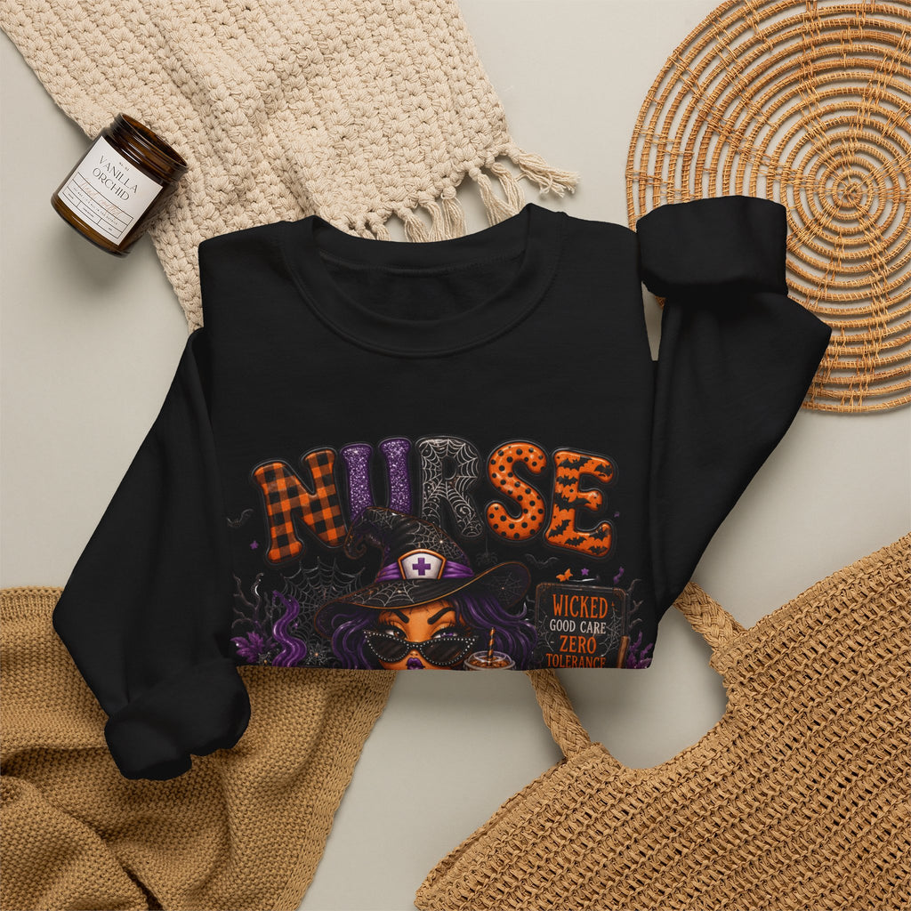 SASSY HALLOWEEN NURSE Crewneck Sweatshirt