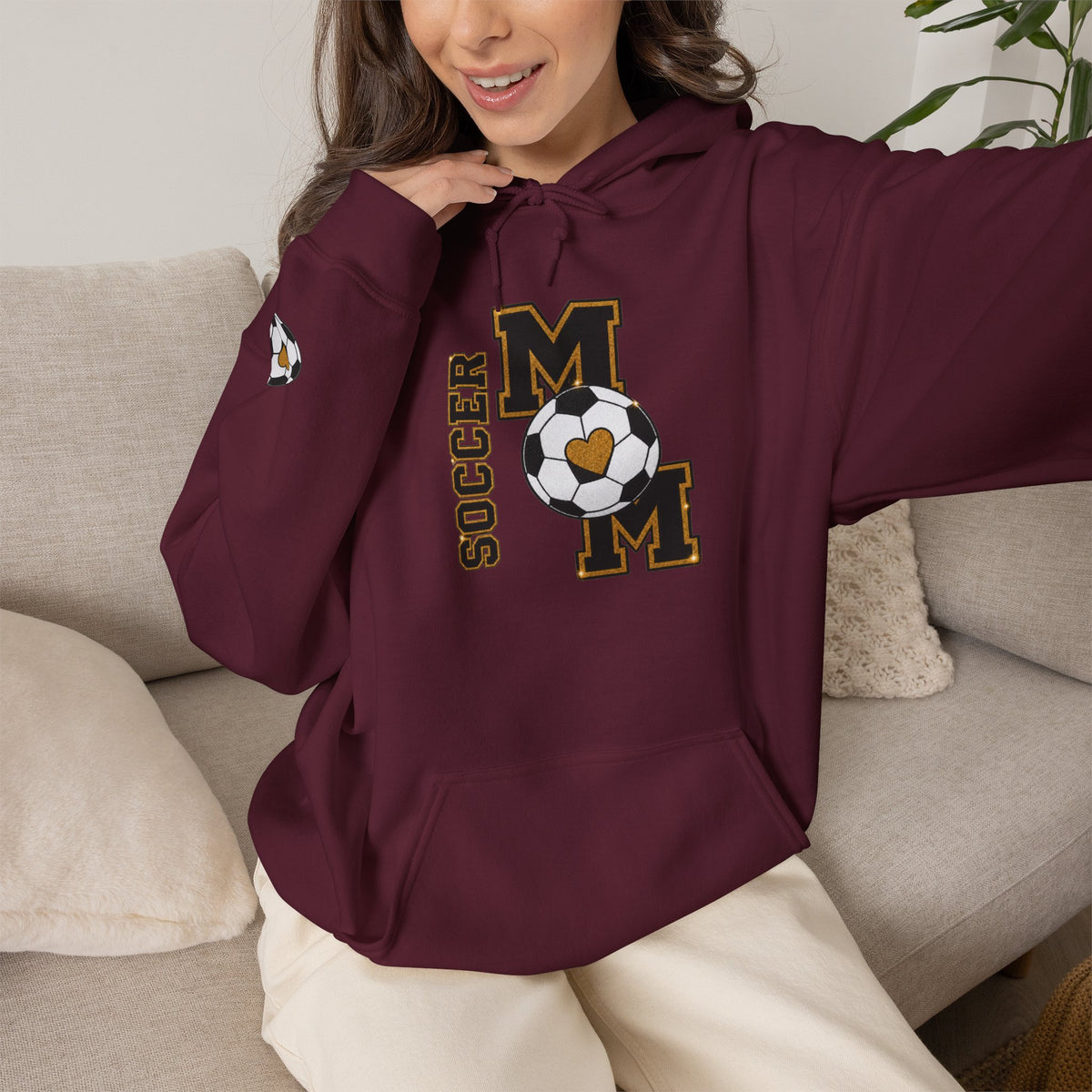 SOCCER MOM Hooded Sweatshirt