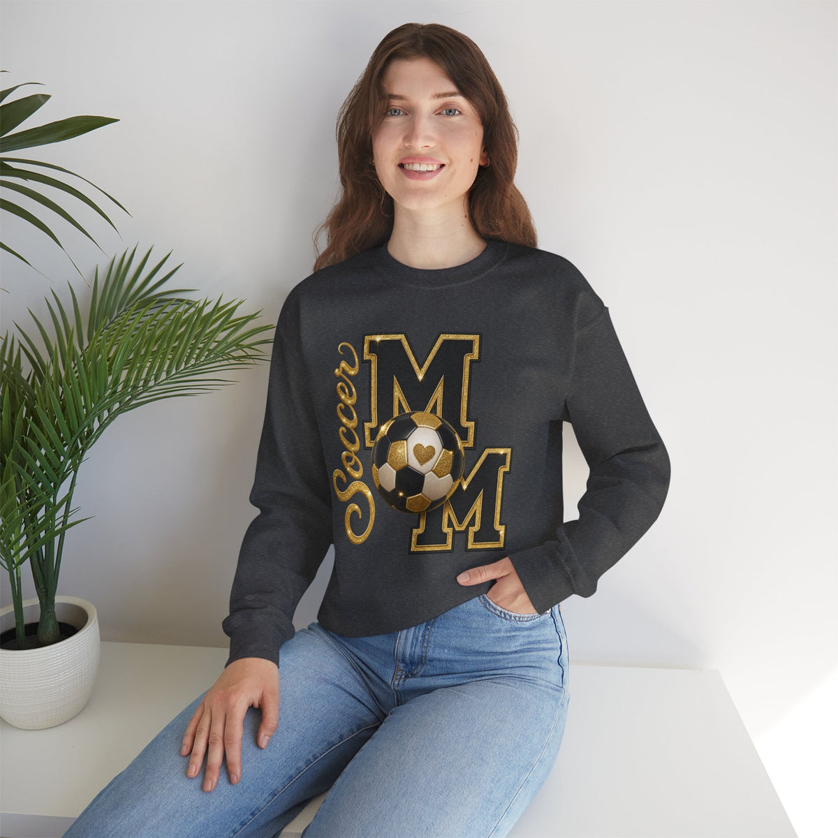 SOCCER MOM Unisex Heavy Blend™ Crewneck Sweatshirt