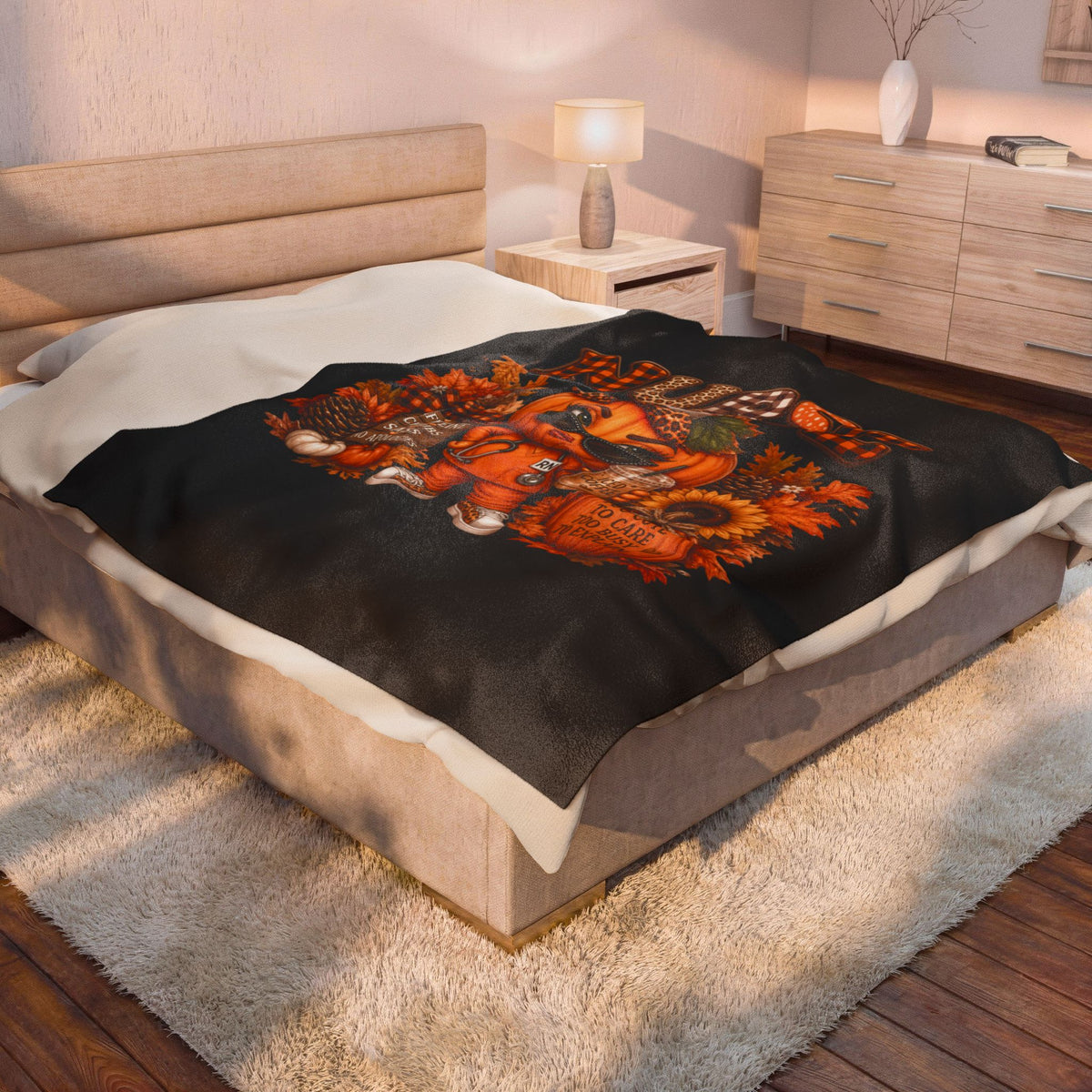 SASSY NURSE FALL Velveteen  Plush Blanket