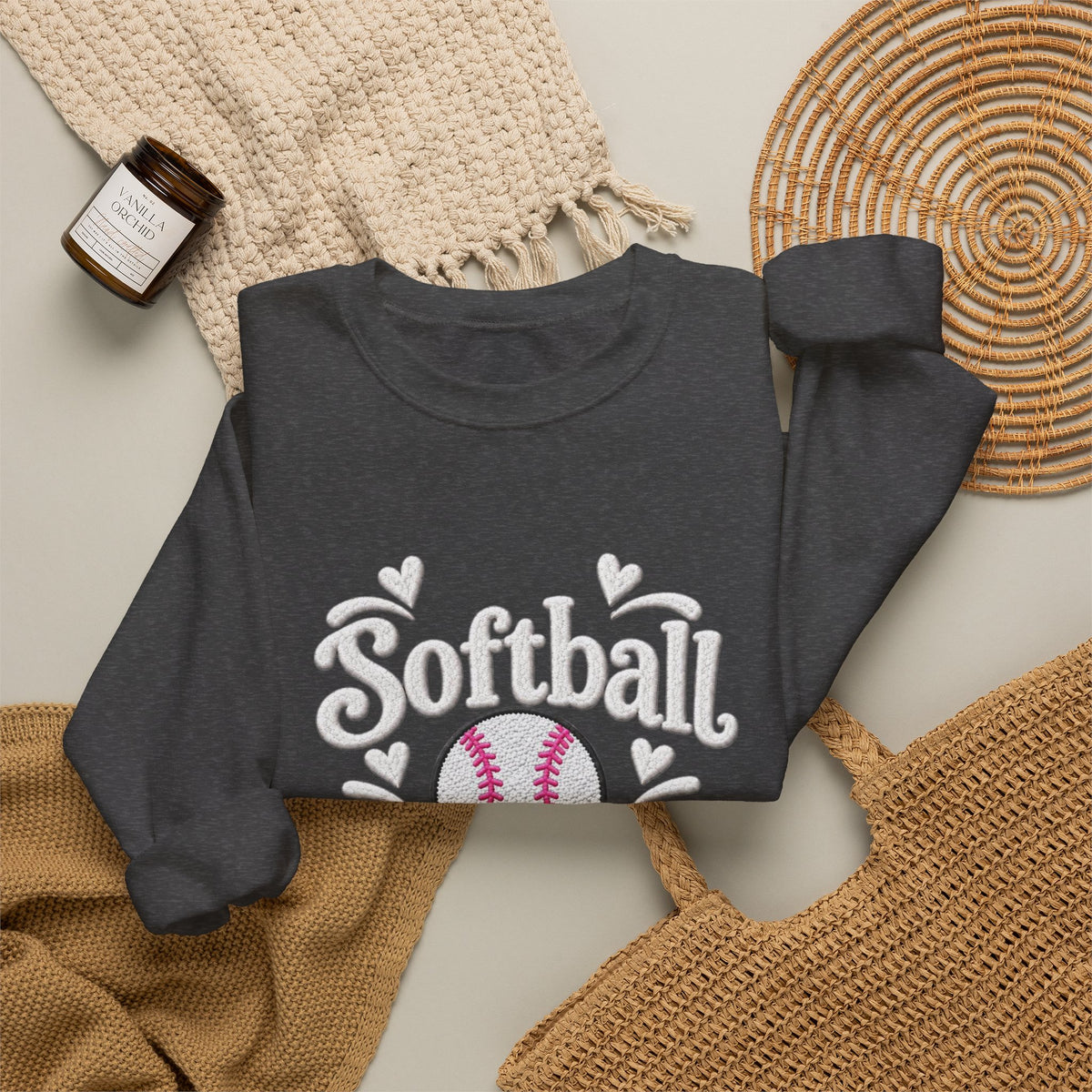 SOFTBALL GRANDMA Crewneck Sweatshirt