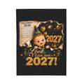 NEW YEAR BLANKET Velveteen Plush Blanket