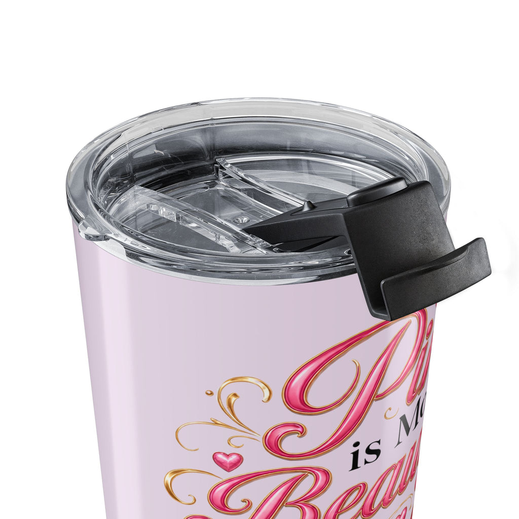 PINK BEAUTIFUL OCTOBER COFFEE Tumbler 20oz