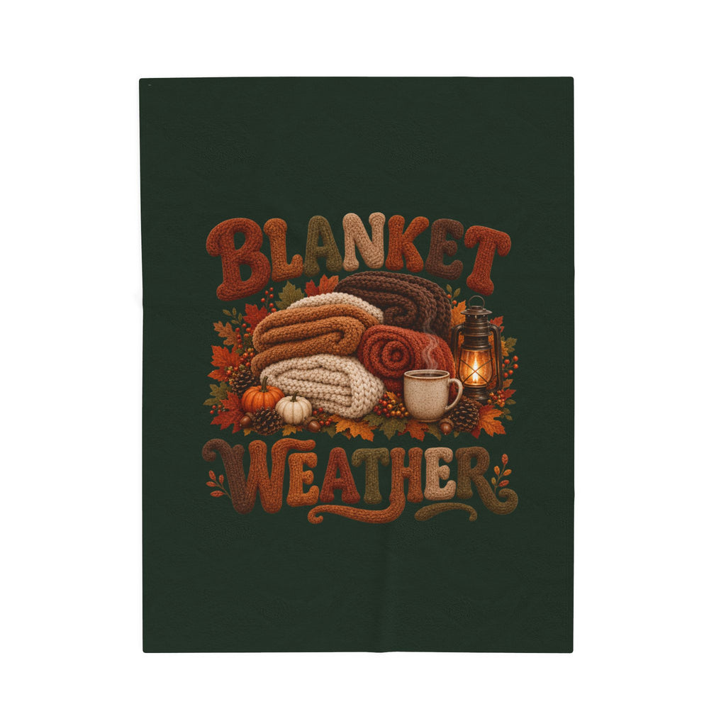WEATHER FALL Velveteen Plush Blanket