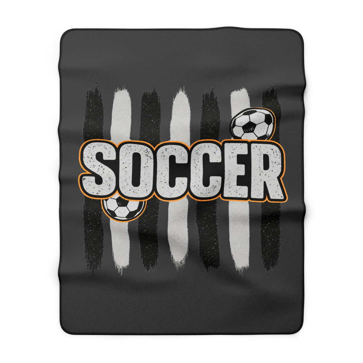 MEN SOCCER BLANKET Sherpa Fleece Blanket
