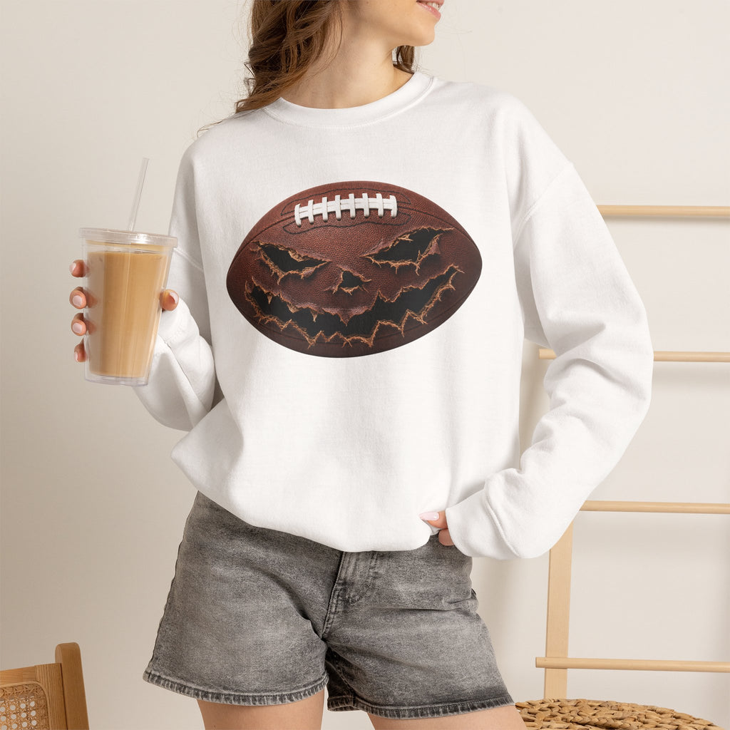 PUMPKIN FOOTBALL Unisex Heavy Blend™ Crewneck Sweatshirt