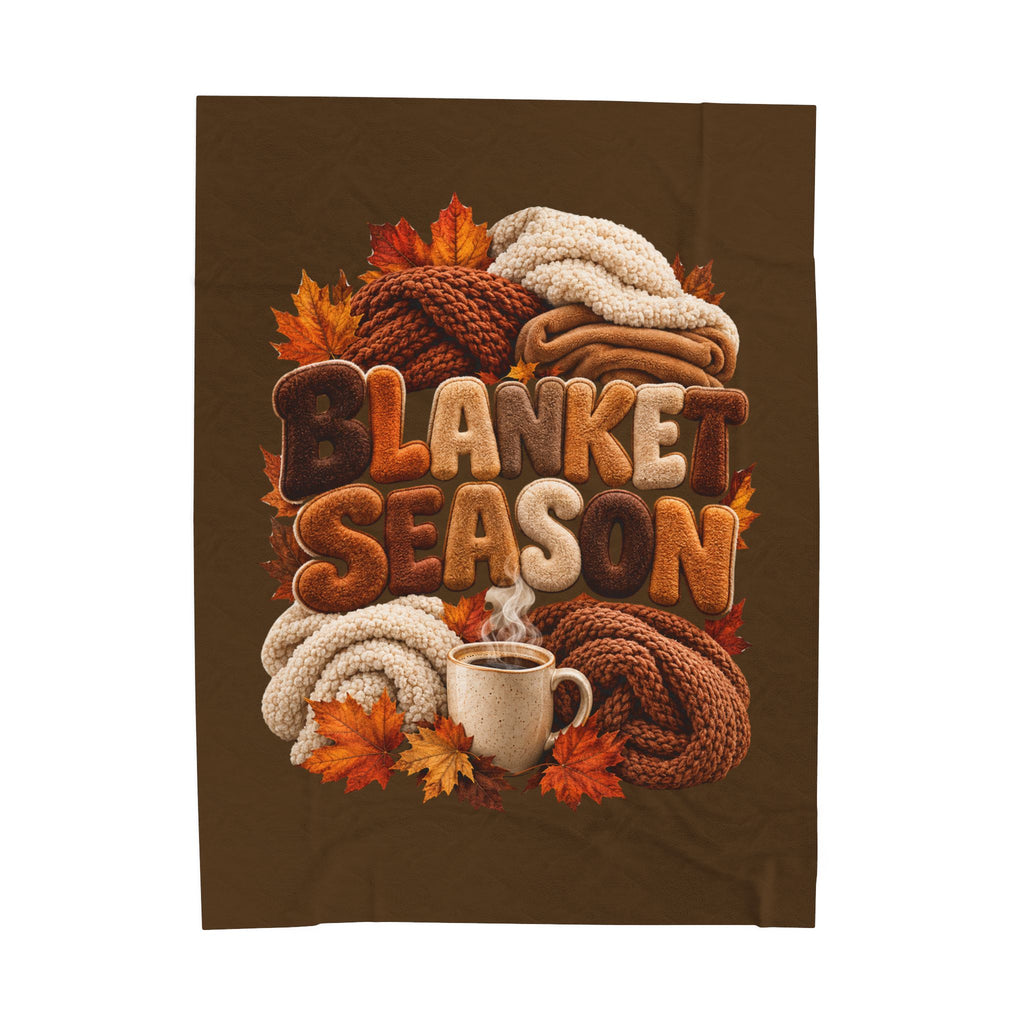 FALL SEASON Velveteen Plush Blanket