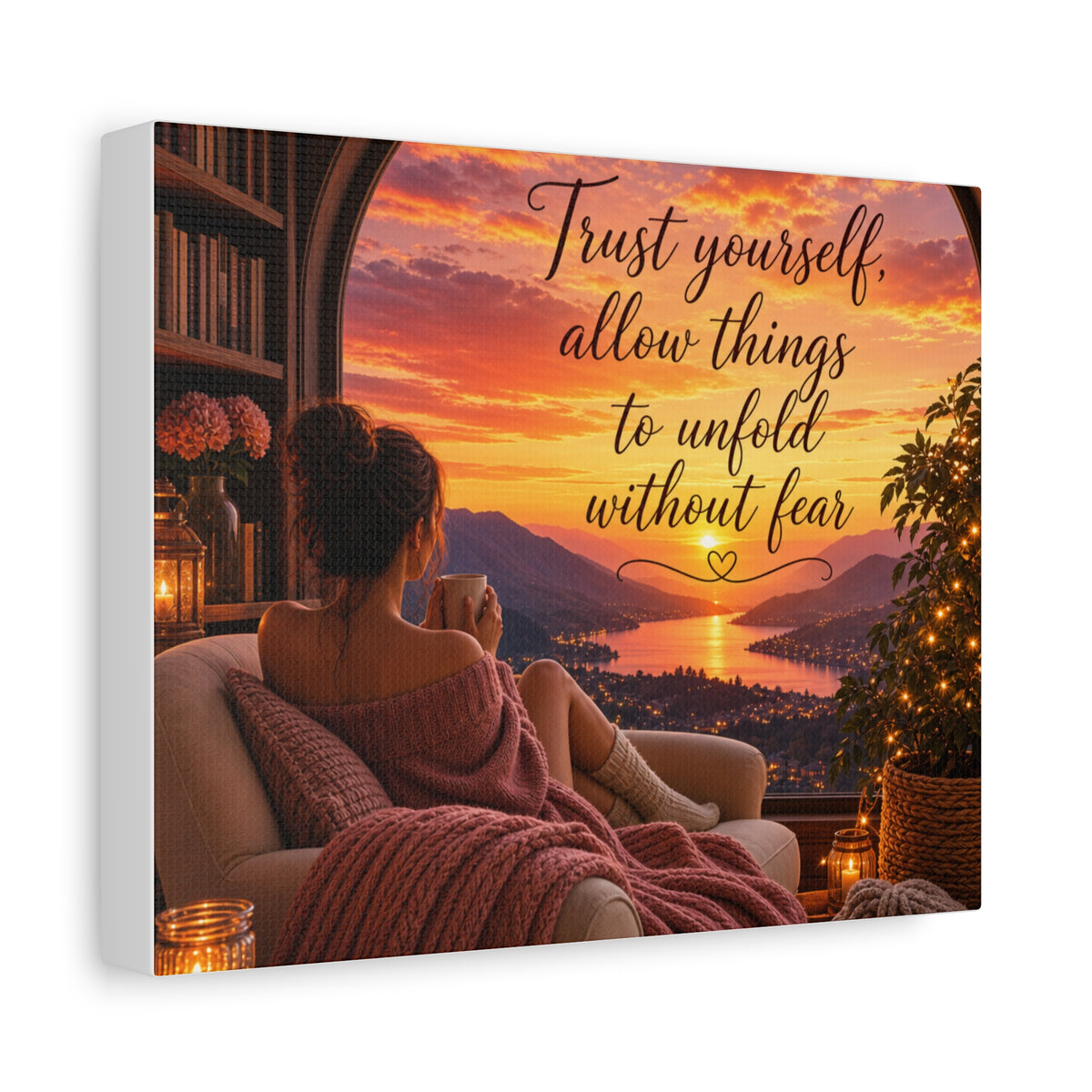 ALLOW THINGS | Inspirational Canvas Wall Art