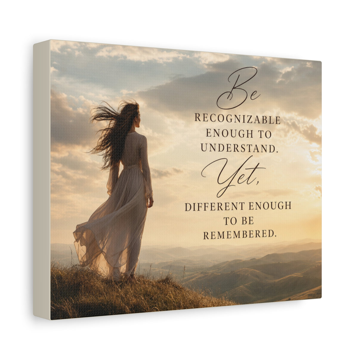 Be Remembered — Inspirational Canvas Wall Art