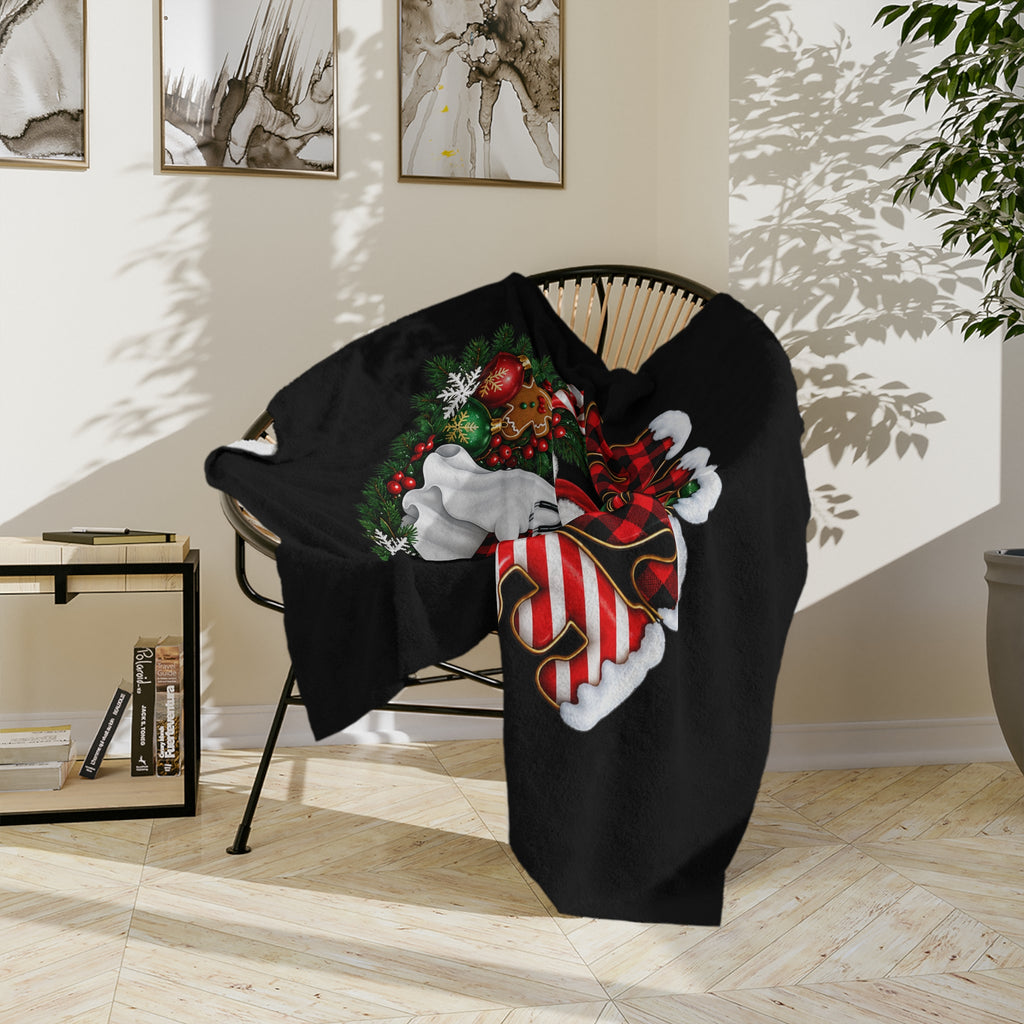 NURSE CHRISTMAS Velveteen Microfiber Blanket