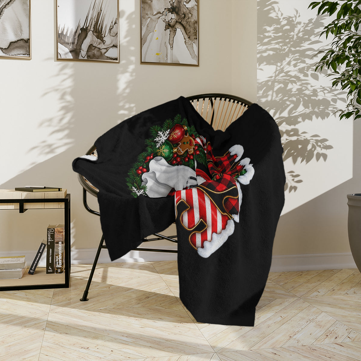 NURSE CHRISTMAS Velveteen Microfiber Blanket