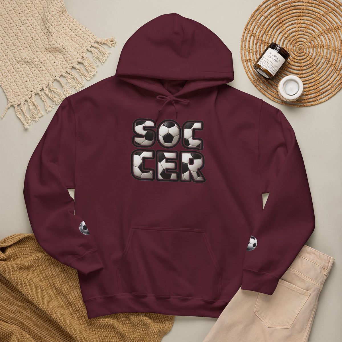 SOCCER Hooded Sweatshirt