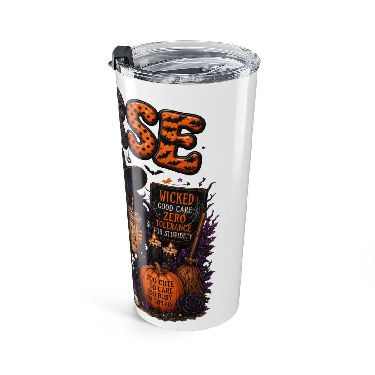 SASSY HALLOWEEN NURSE Tumbler 20oz