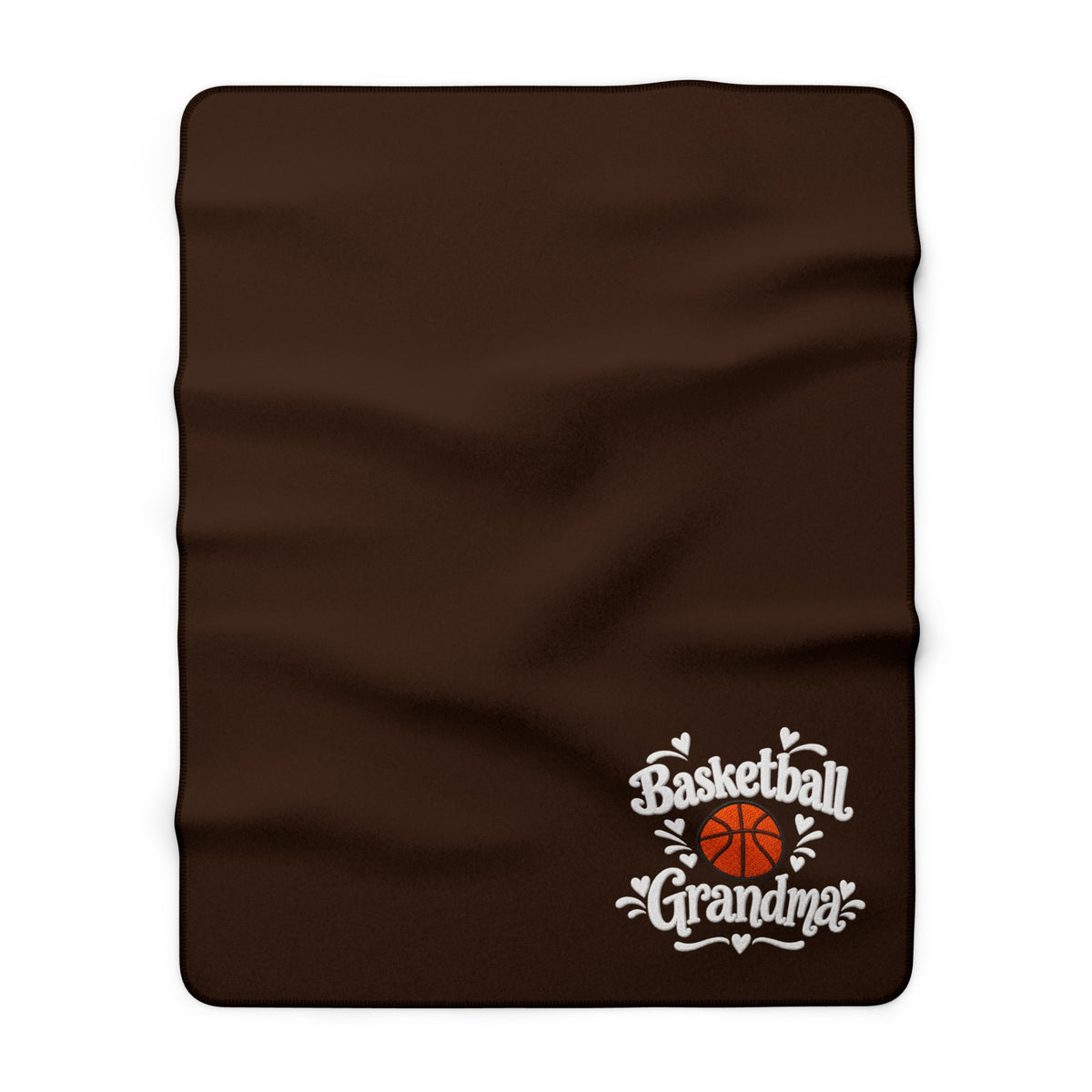 BASKETBALL GRANDMA Sherpa Fleece Blanket