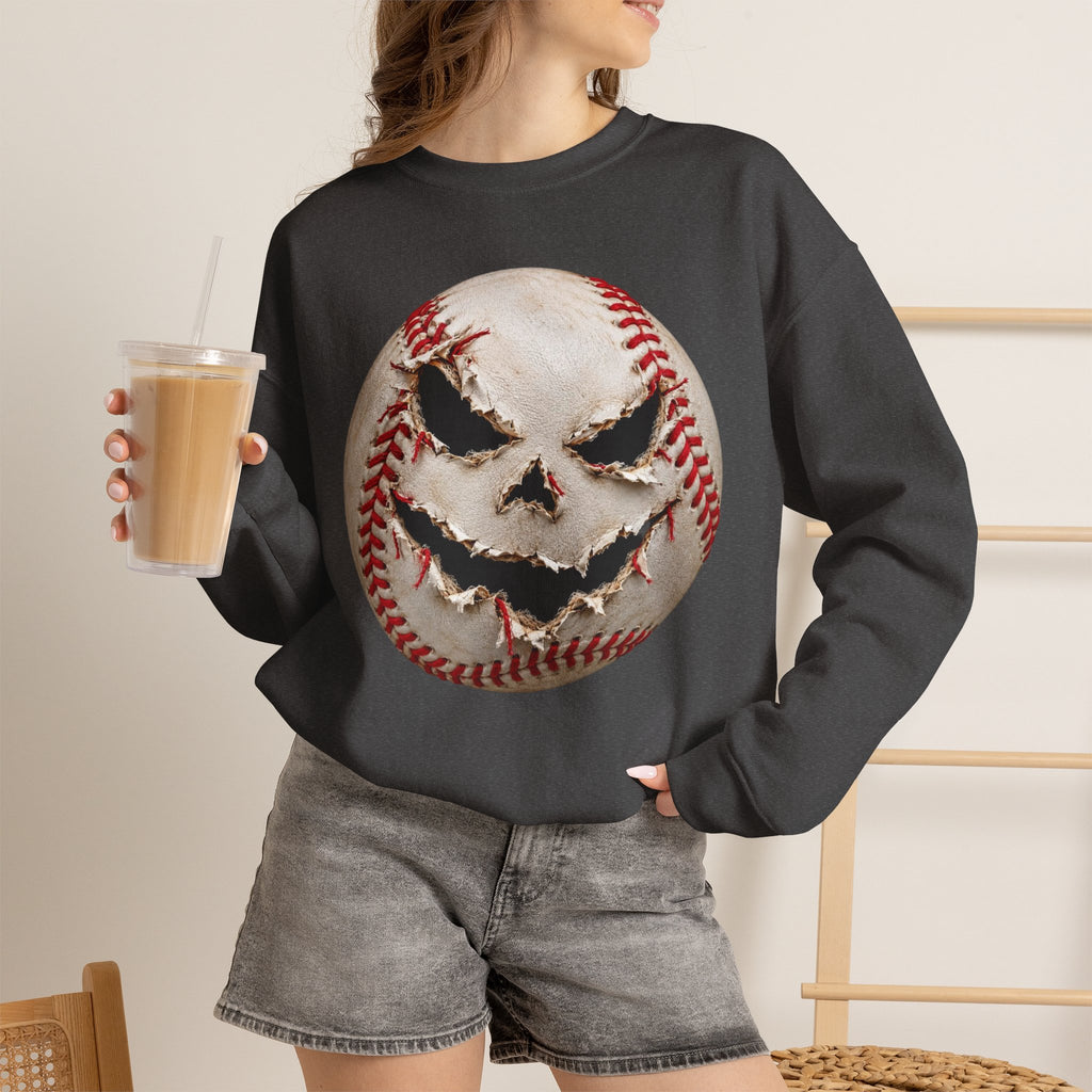 PUMPKIN BASEBALL Unisex Heavy Blend™ Crewneck Sweatshirt