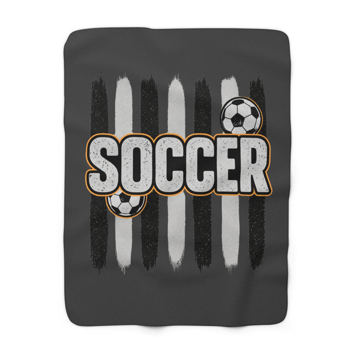 MEN SOCCER BLANKET Sherpa Fleece Blanket