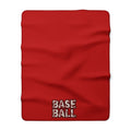 BASEBALL Sherpa Fleece Blanket