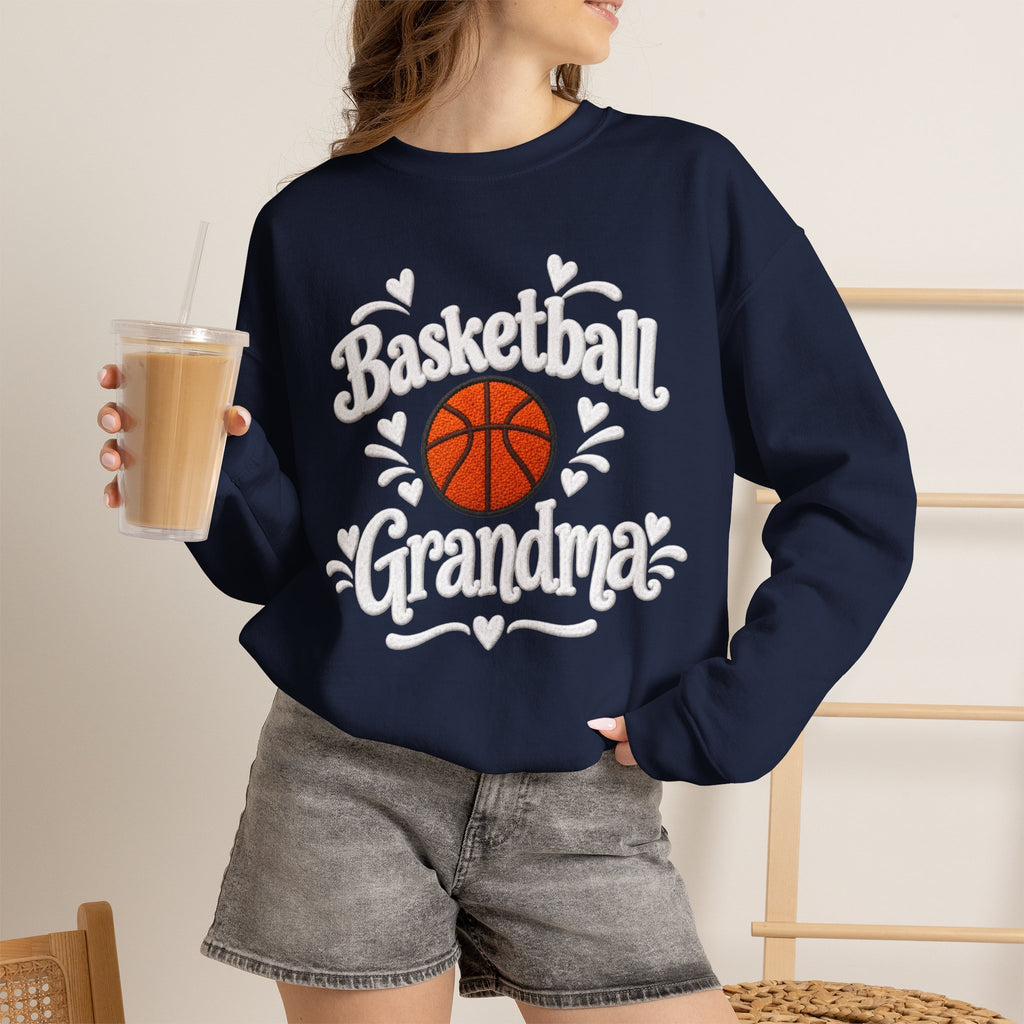 BASKETBALL GRANDMA Crewneck Sweatshirt