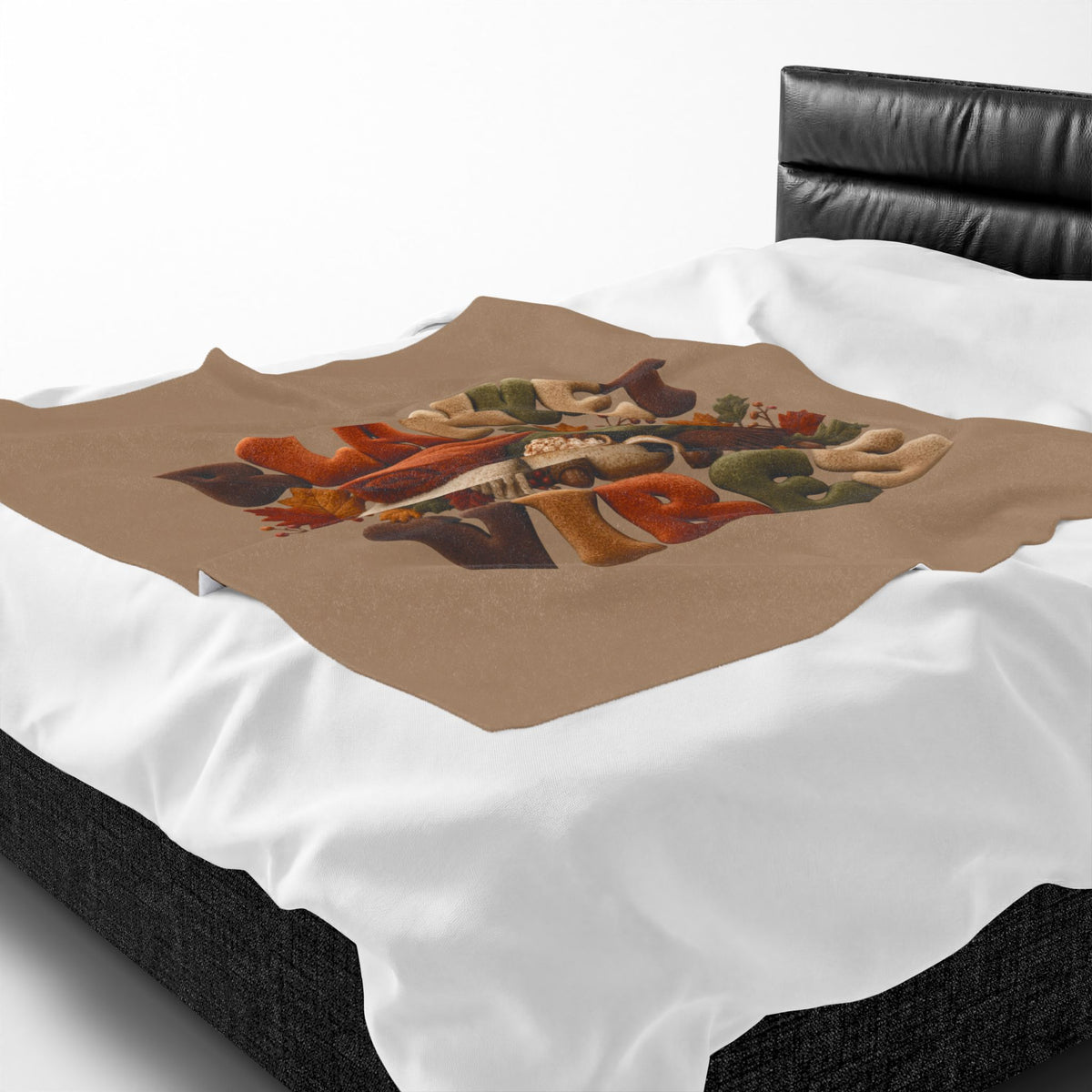 FALL VIBES Velveteen Plush Blanket