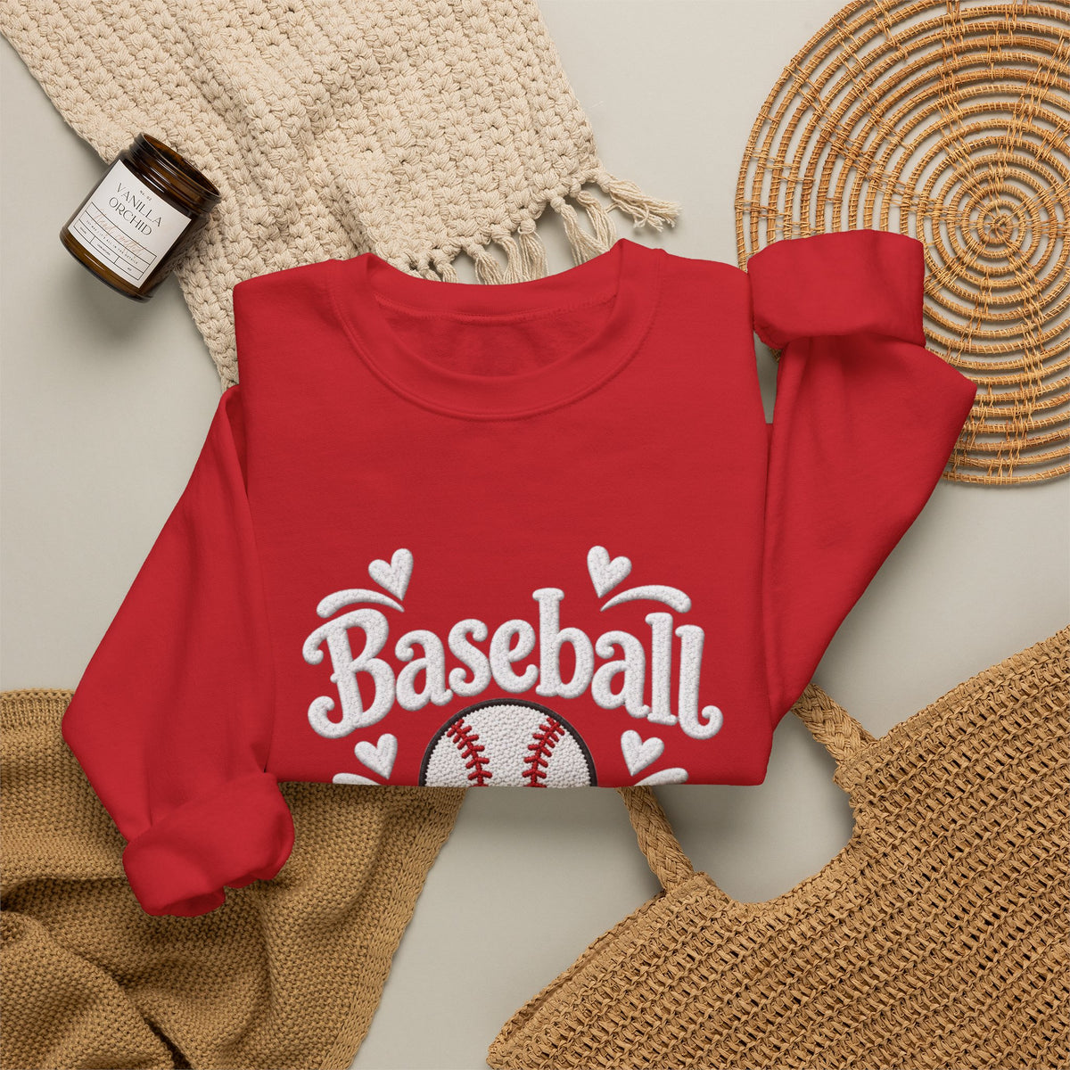BASEBALL GRANDMA Crewneck Sweatshirt