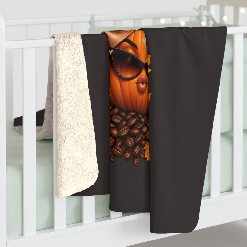 SASSY PUMPKIN Sherpa Fleece Blanket
