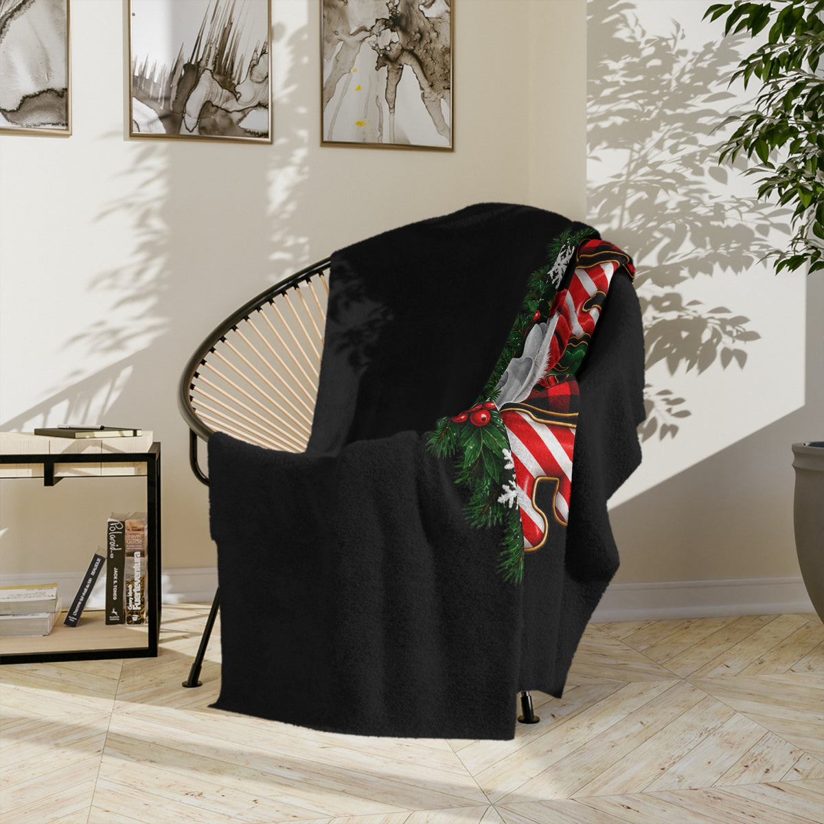 NURSE CHRISTMAS Velveteen Microfiber Blanket