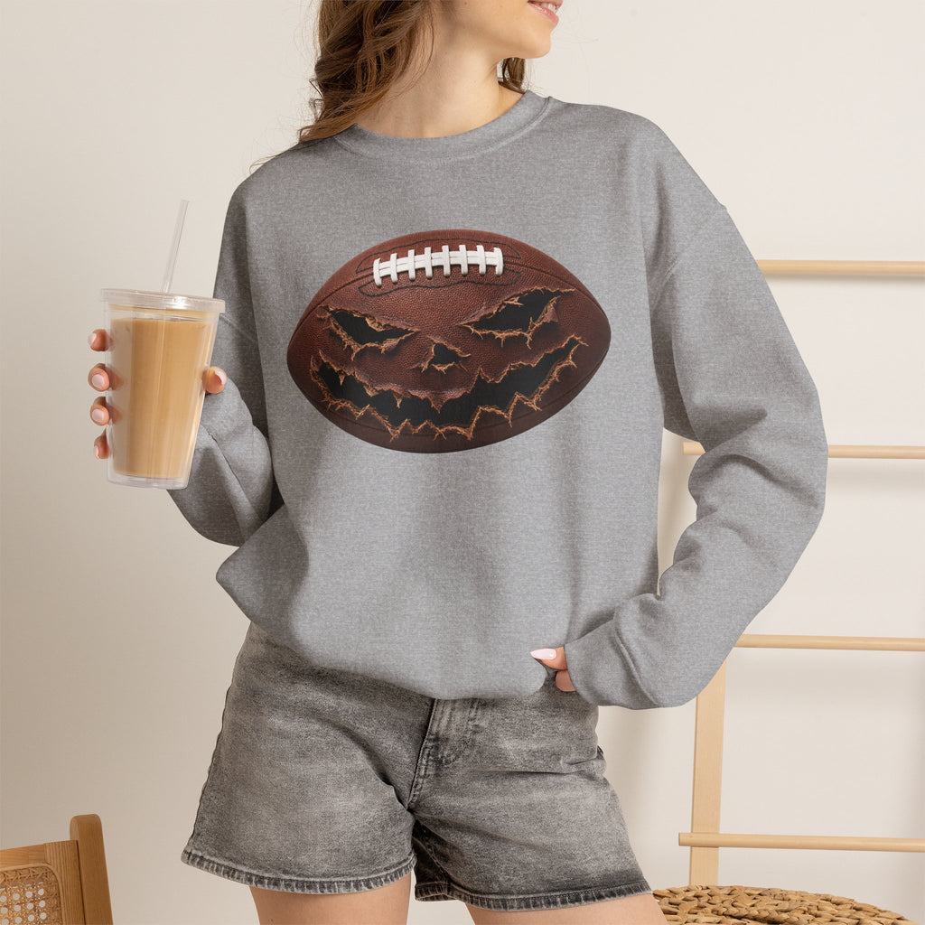 PUMPKIN FOOTBALL Unisex Heavy Blend™ Crewneck Sweatshirt