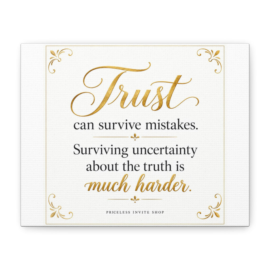 TRUST CAN SURVIVE | Inspirational Canvas Wall Art