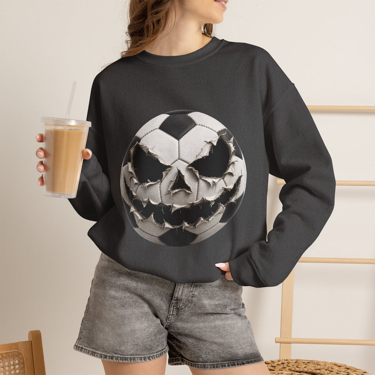 PUMPKIN SOCCER Unisex Heavy Blend™ Crewneck Sweatshirt