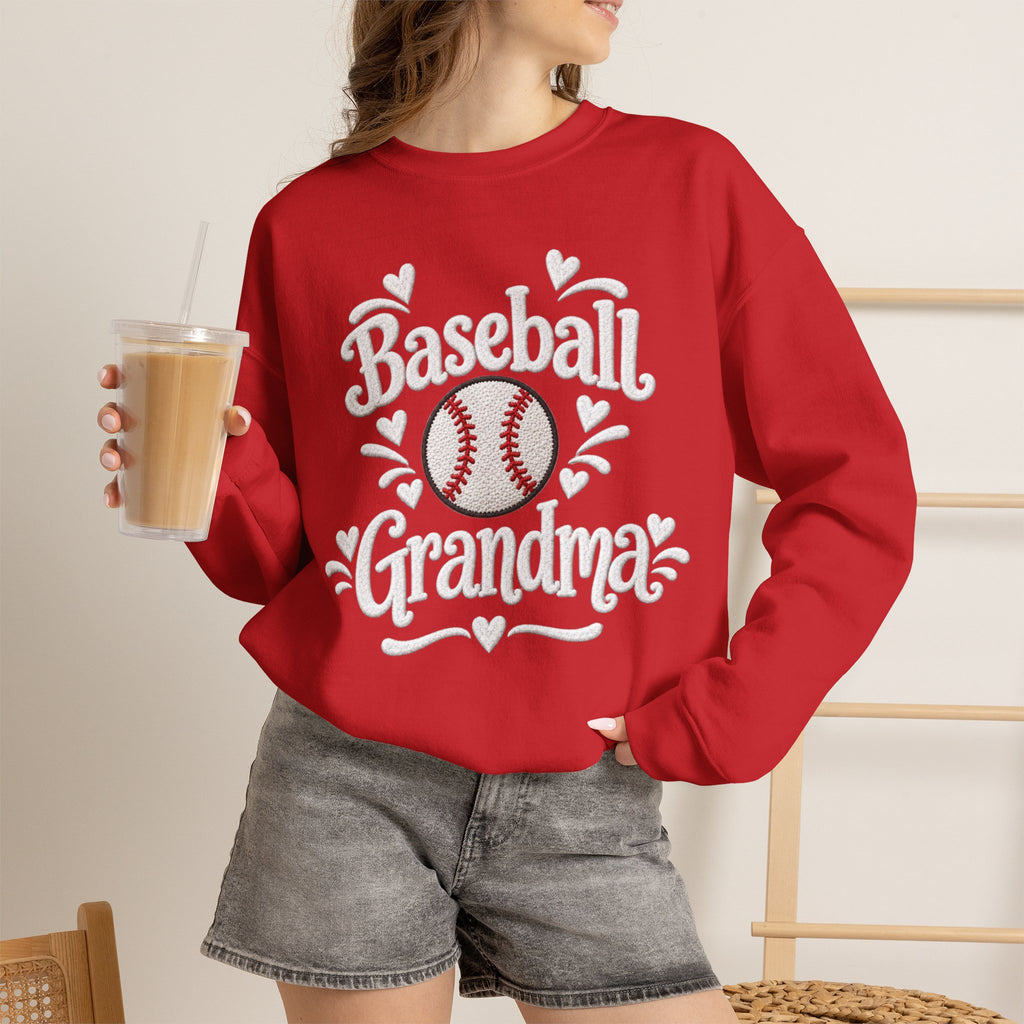 BASEBALL GRANDMA Crewneck Sweatshirt