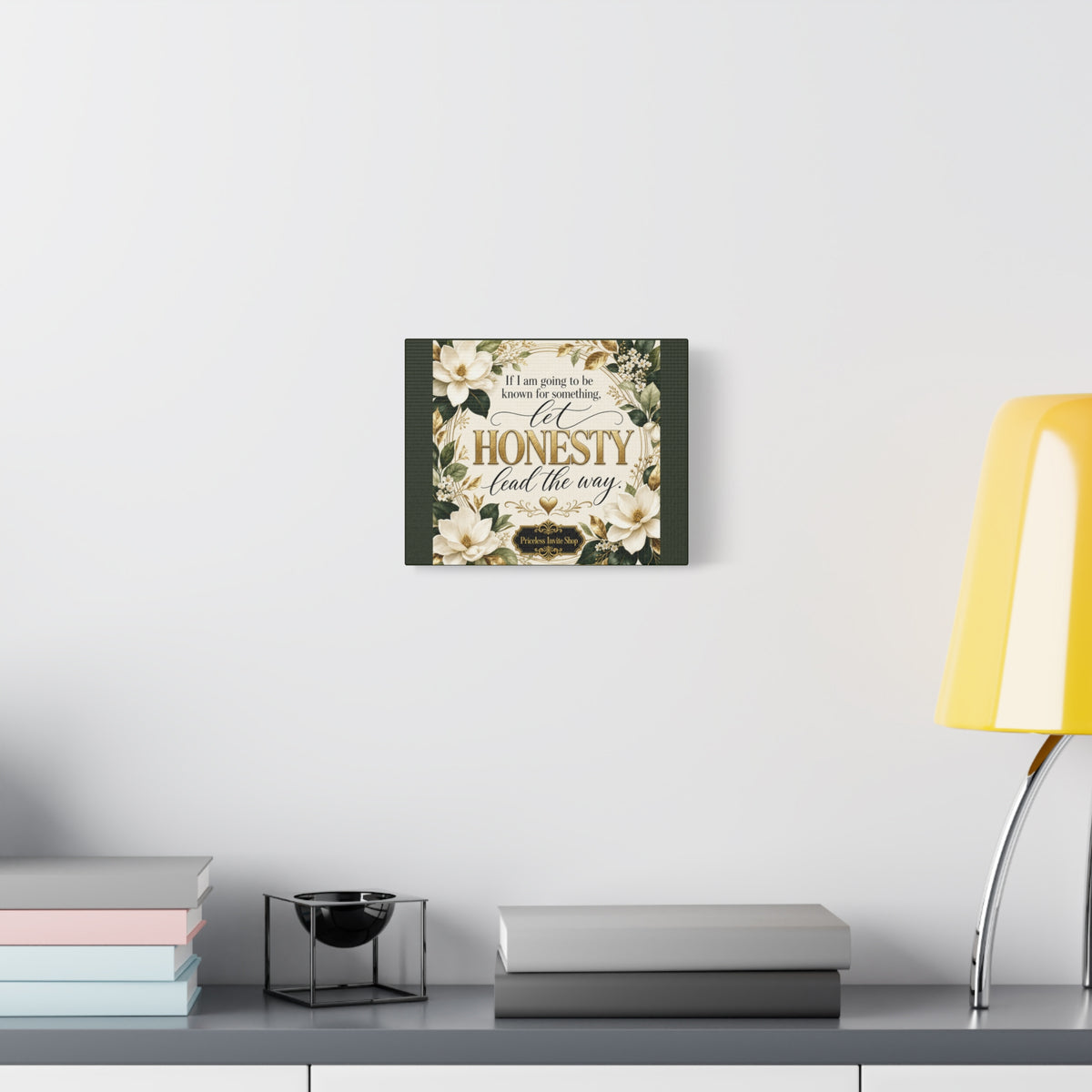 Let Honesty Lead the Way | Inspirational Canvas Wall Art