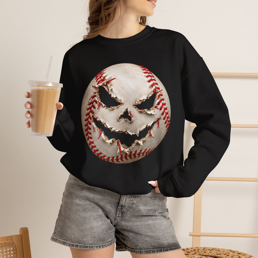 PUMPKIN BASEBALL Unisex Heavy Blend™ Crewneck Sweatshirt