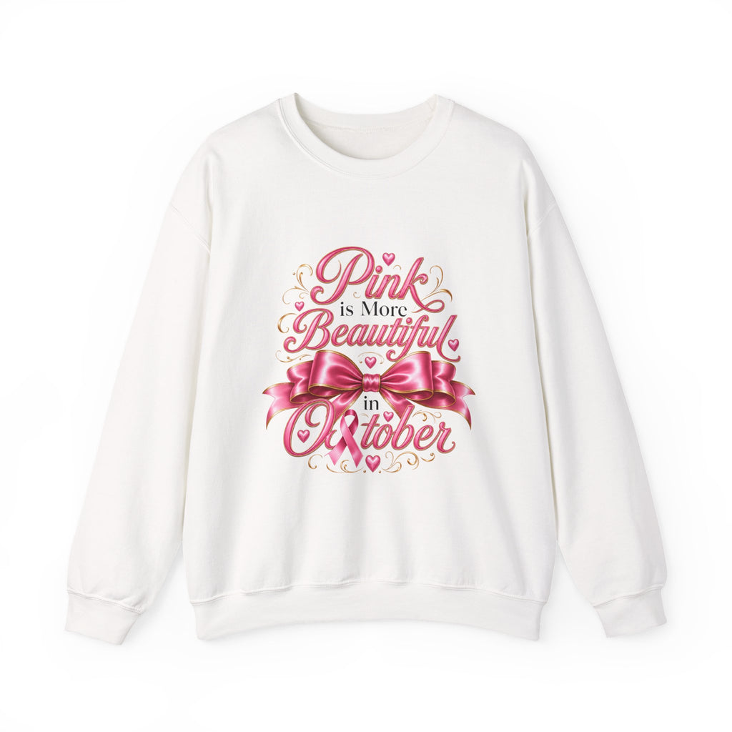 PINK BEAUTIFUL OCTOBER Crewneck Sweatshirt